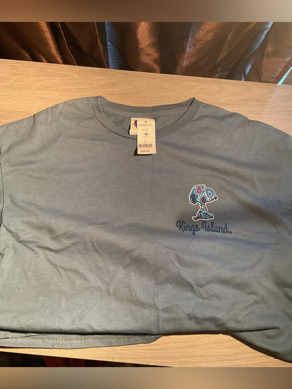 Kings Island Snoopy Shirt-Cedars Fair